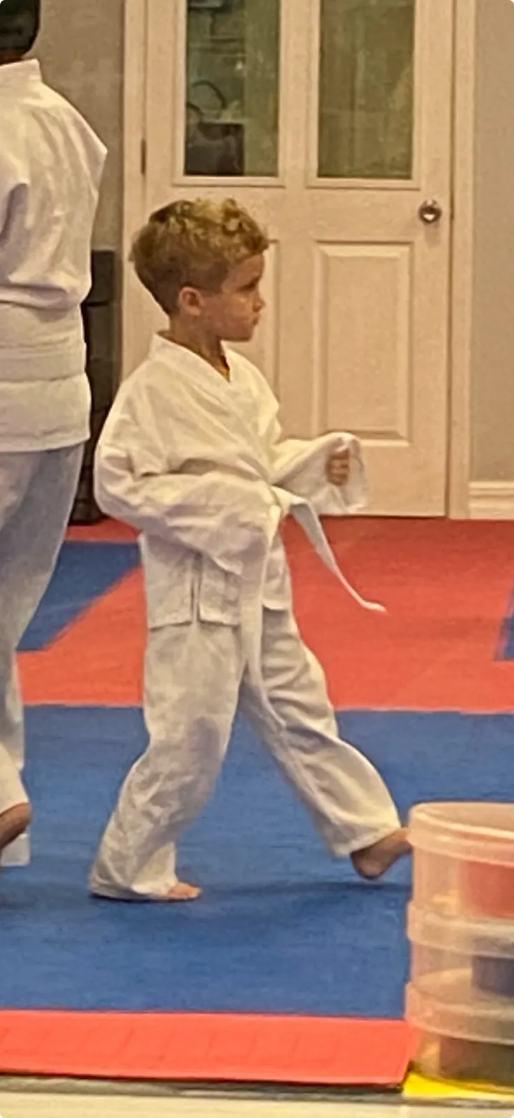 First day of karate